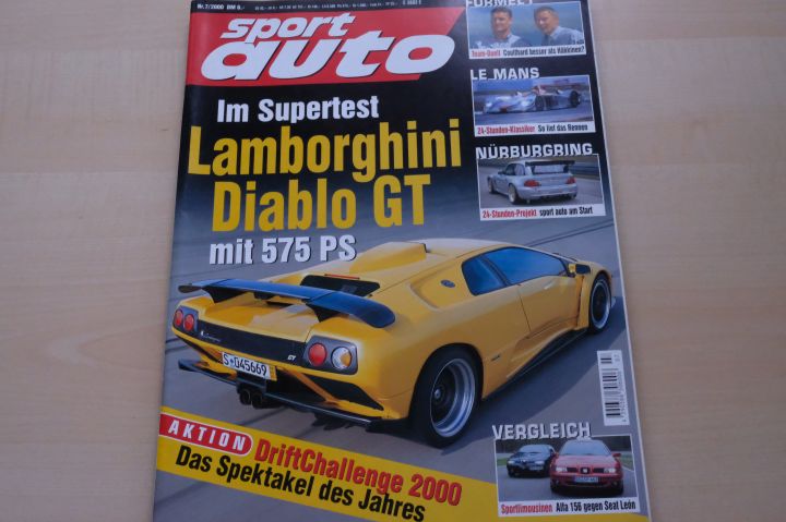 Deckblatt Sport Auto (07/2000)